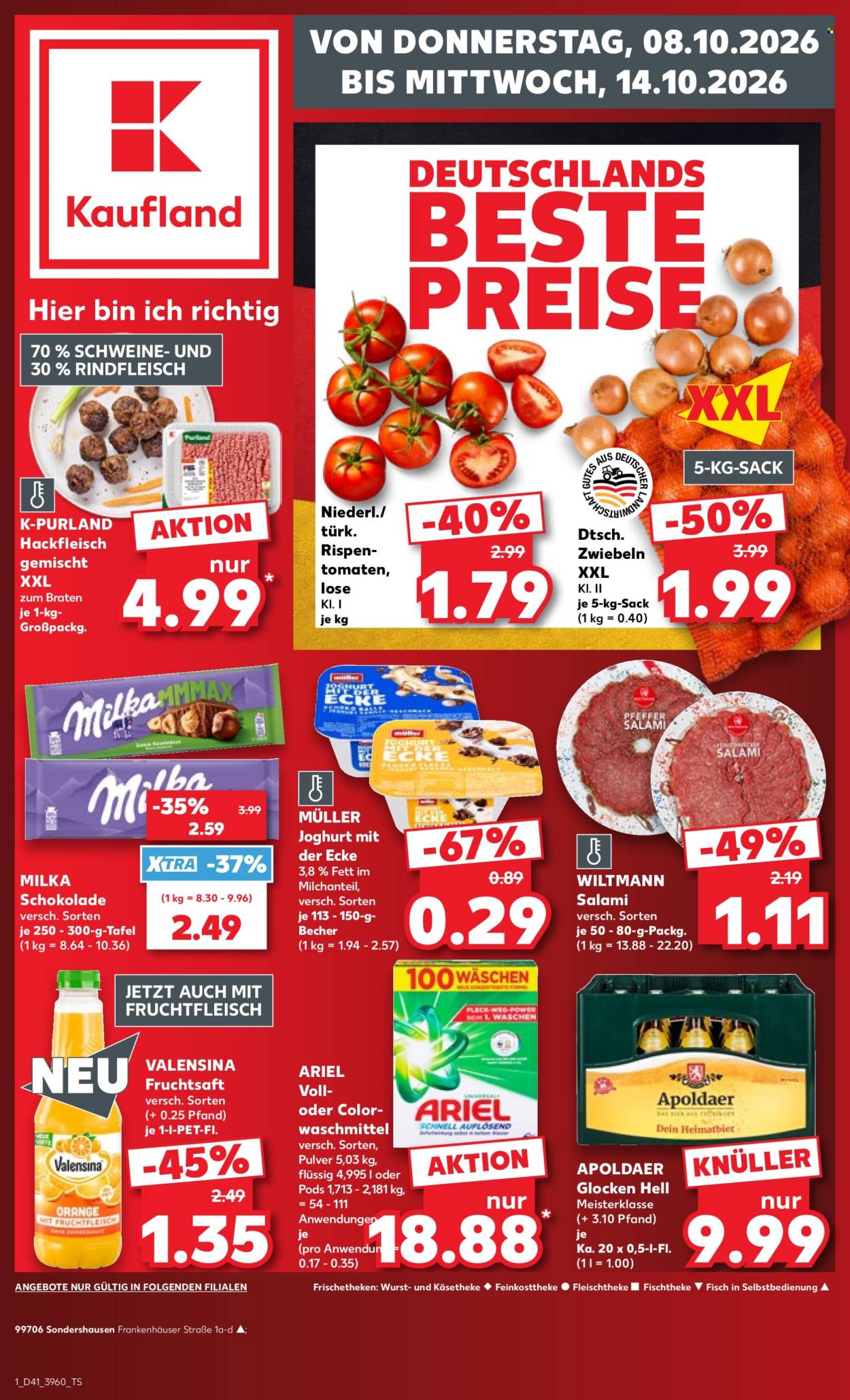 Leták Kaufland - 8.10.2026 - 14.10.2026. Strana 1