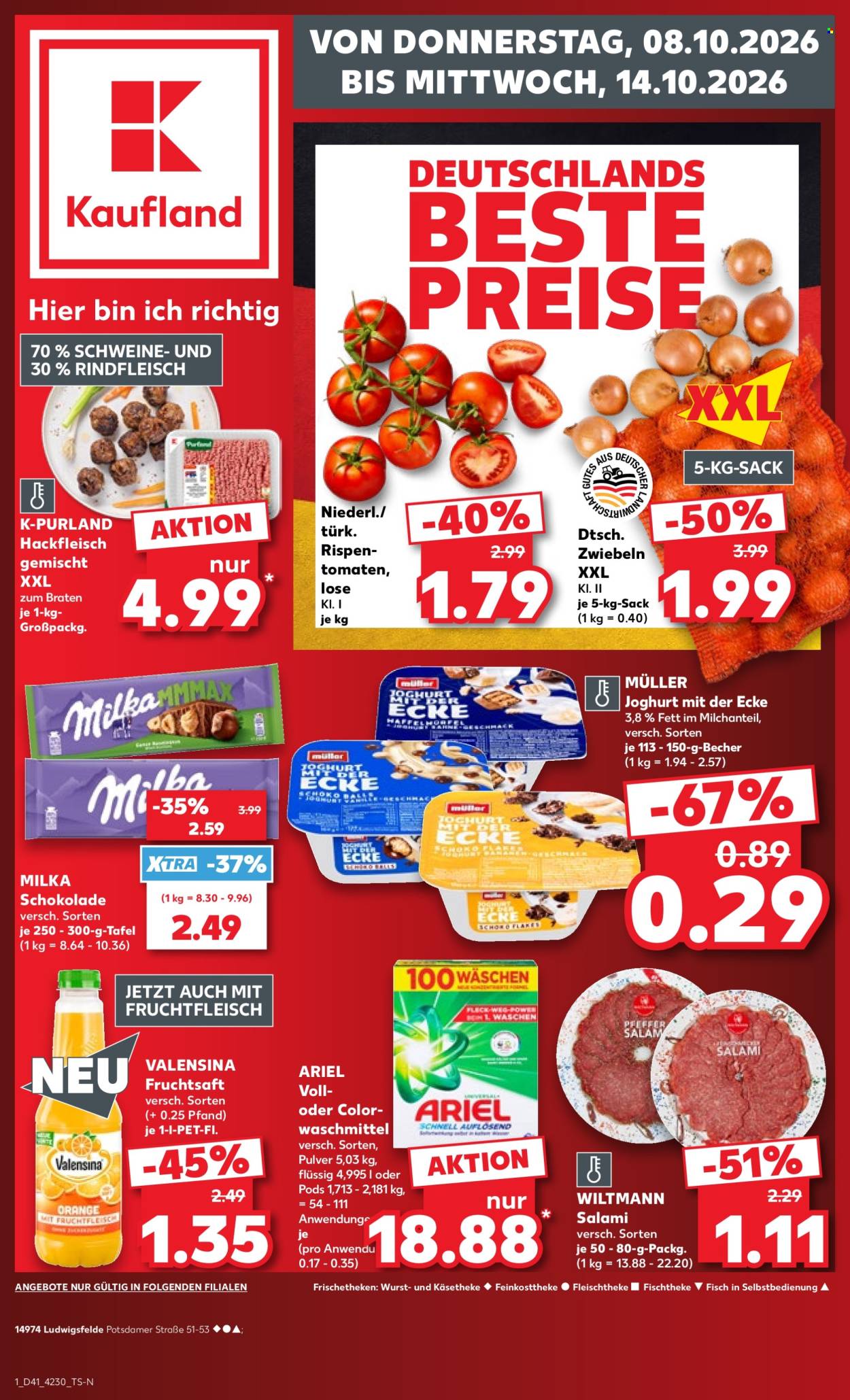 Kaufland Prospekte  - 8.10.2026 - 14.10.2026. Seite 1
