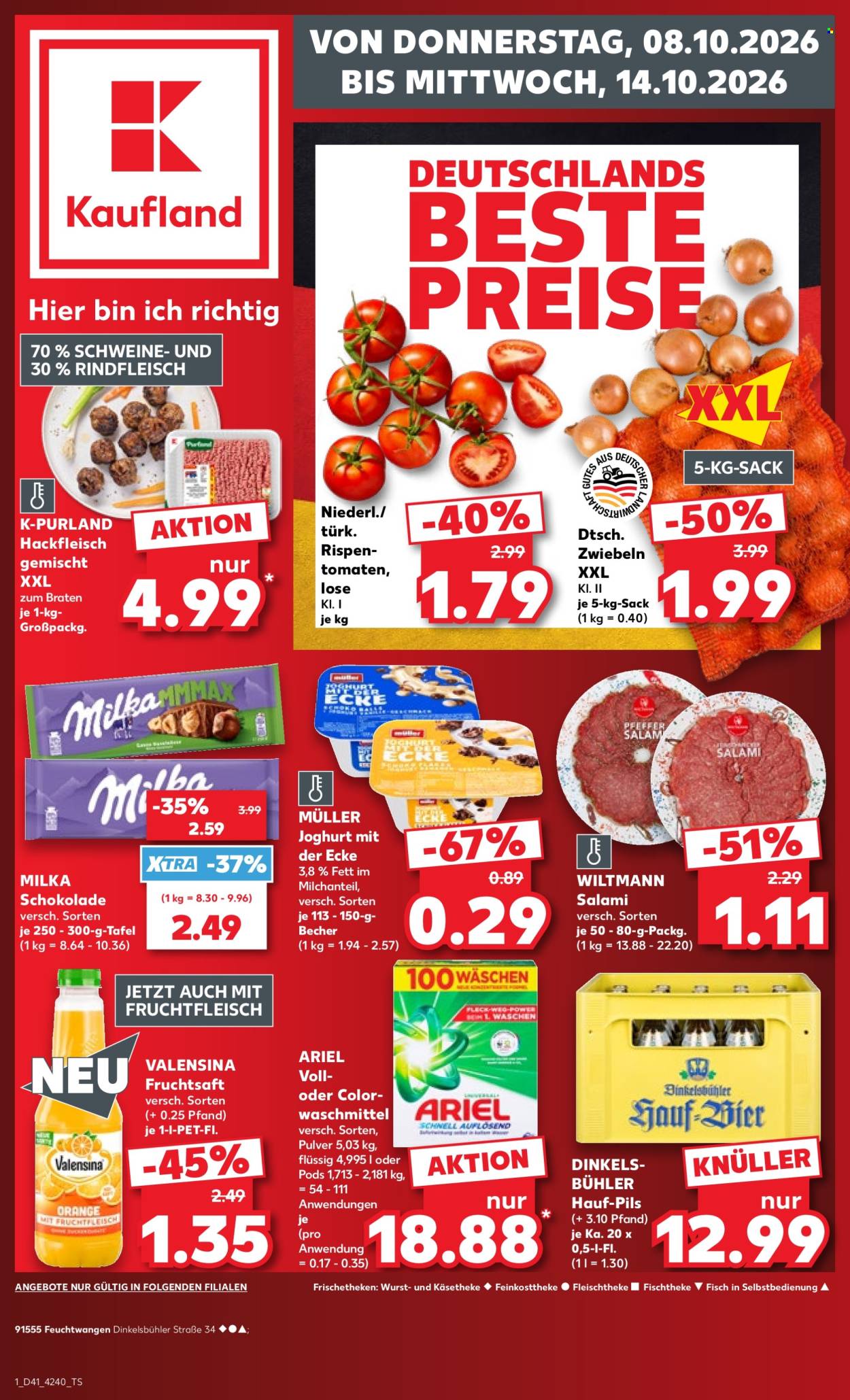Leták Kaufland - 8.10.2026 - 14.10.2026. Strana 1