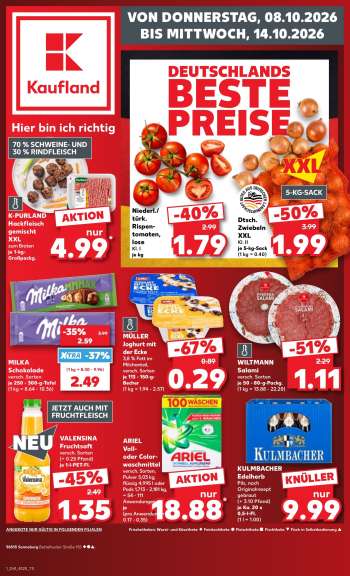 Prospekte Kaufland - 8.10.2026 - 14.10.2026.