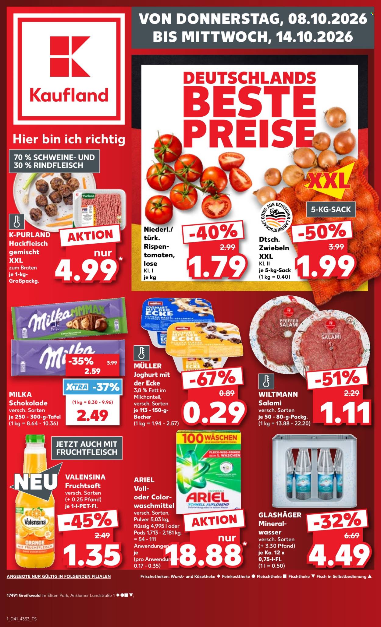 Kaufland Prospekte  - 8.10.2026 - 14.10.2026. Seite 1