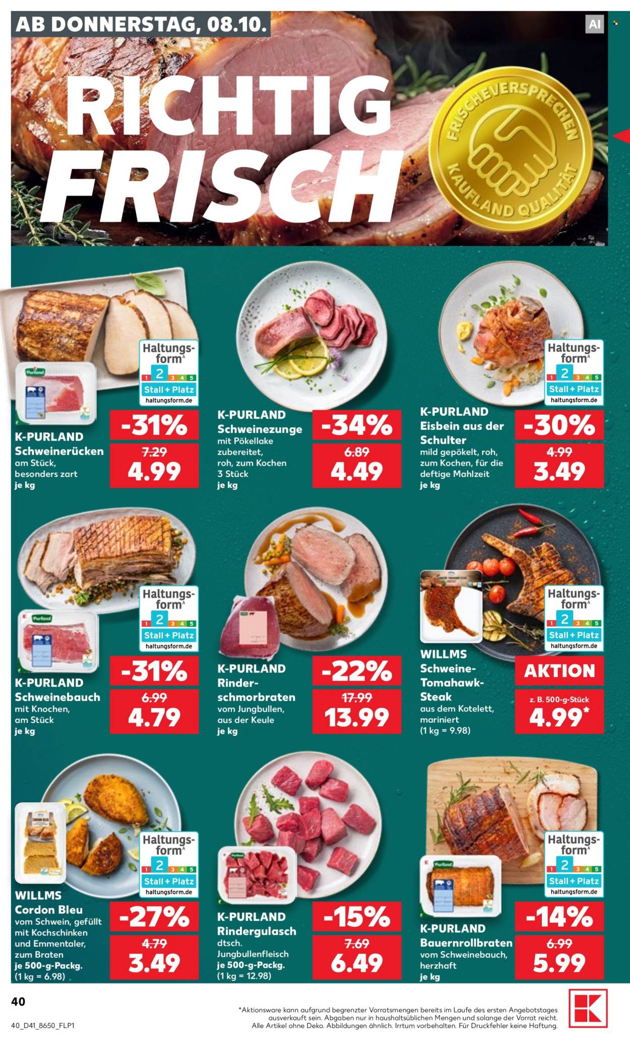 Kaufland Prospekte  - 8.10.2026 - 14.10.2026. Seite 40