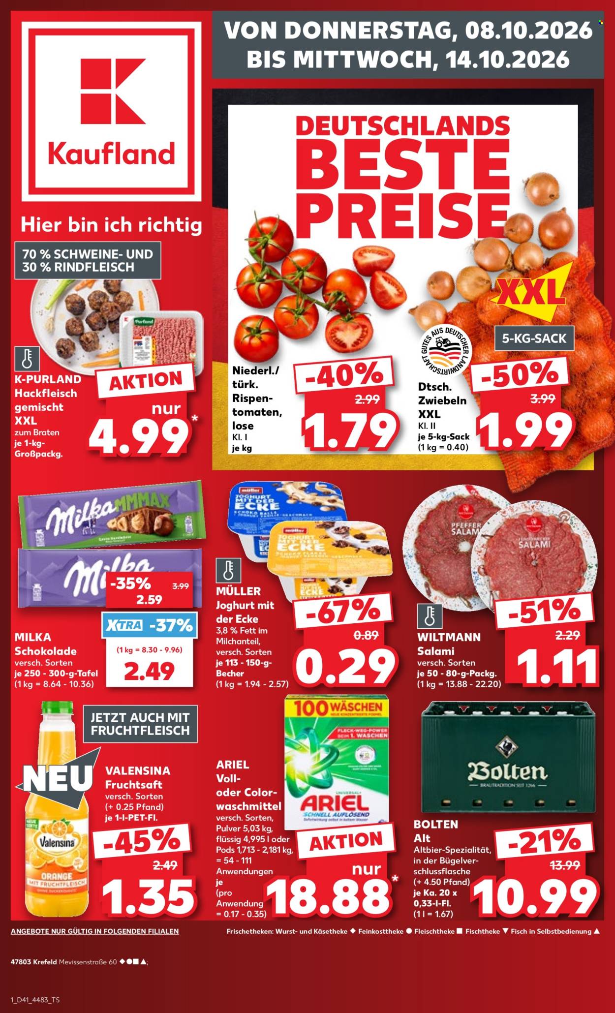 Kaufland Prospekte  - 8.10.2026 - 14.10.2026. Seite 1