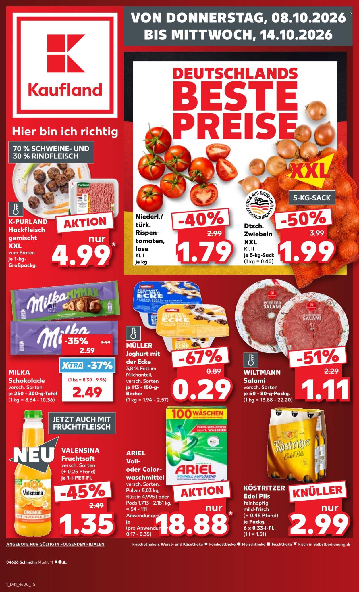 Leták Kaufland - 8.10.2026 - 14.10.2026. Strana 1