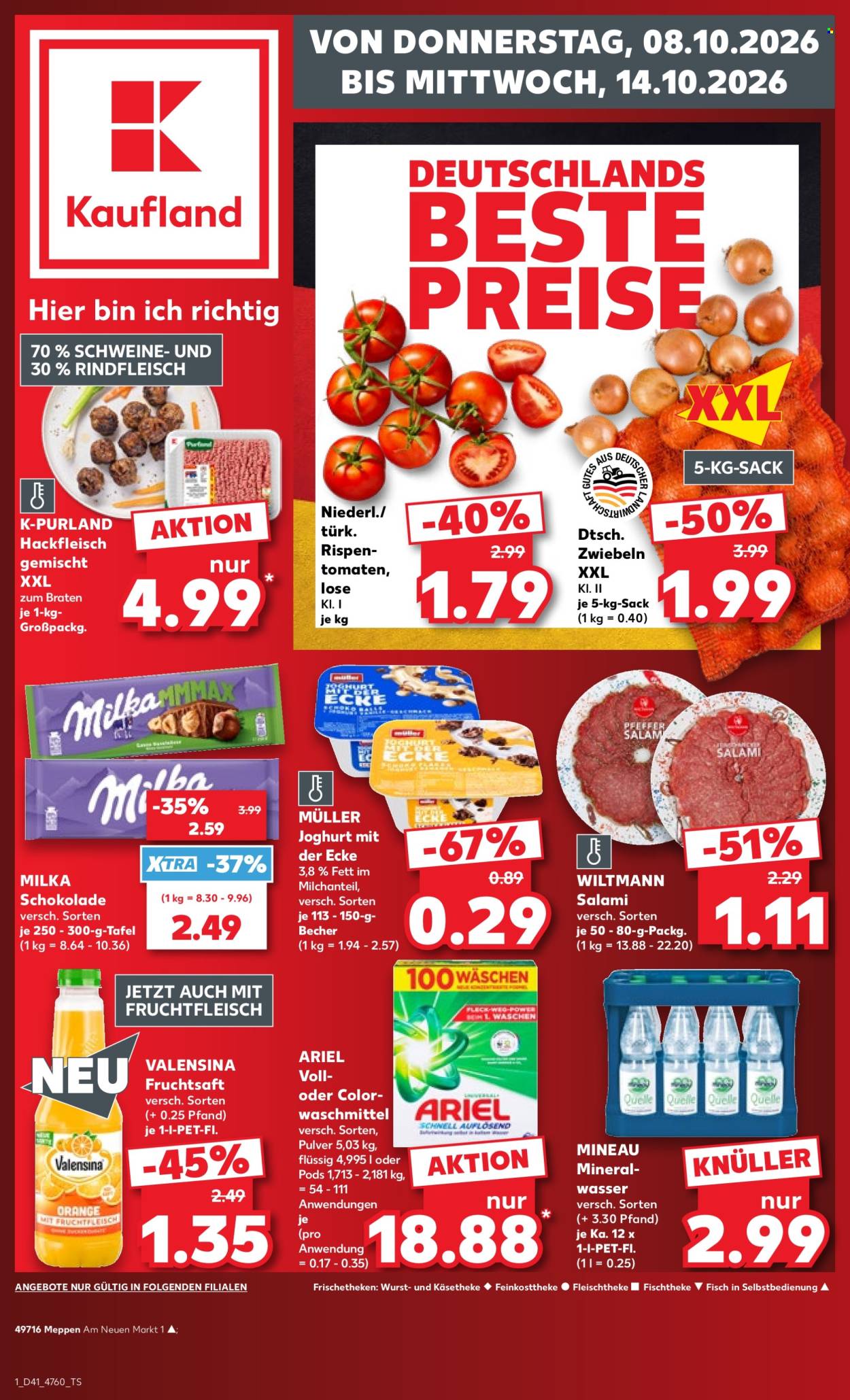 Leták Kaufland - 8.10.2026 - 14.10.2026. Strana 1