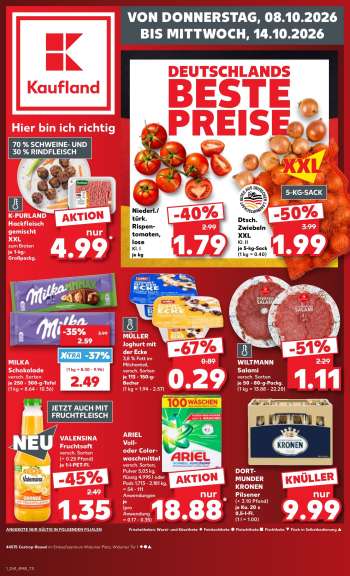 Prospekte Kaufland - 8.10.2026 - 14.10.2026.