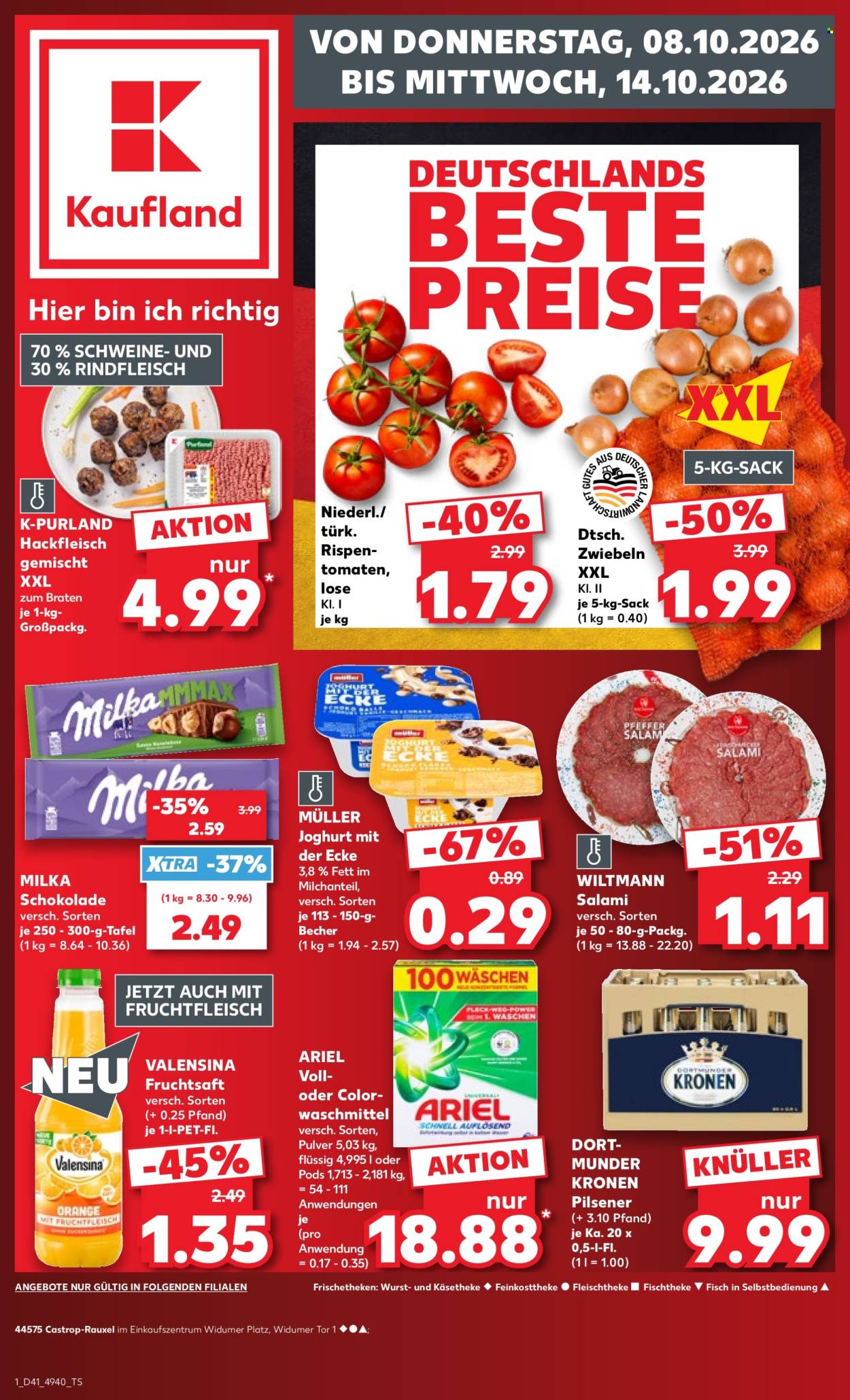 Leták Kaufland - 8.10.2026 - 14.10.2026. Strana 1