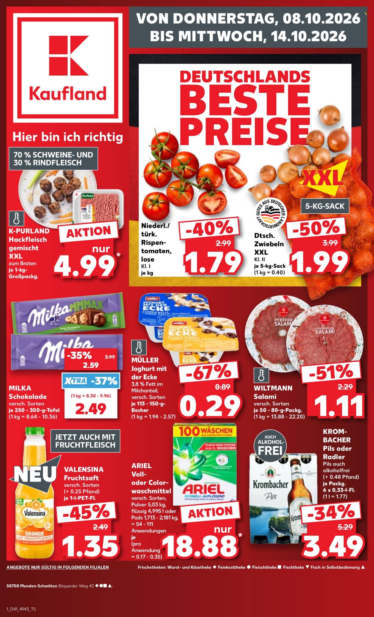 Leták Kaufland - 8.10.2026 - 14.10.2026. Strana 1