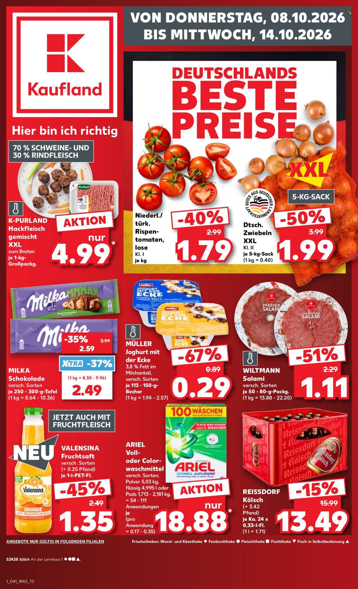 Leták Kaufland - 8.10.2026 - 14.10.2026. Strana 1