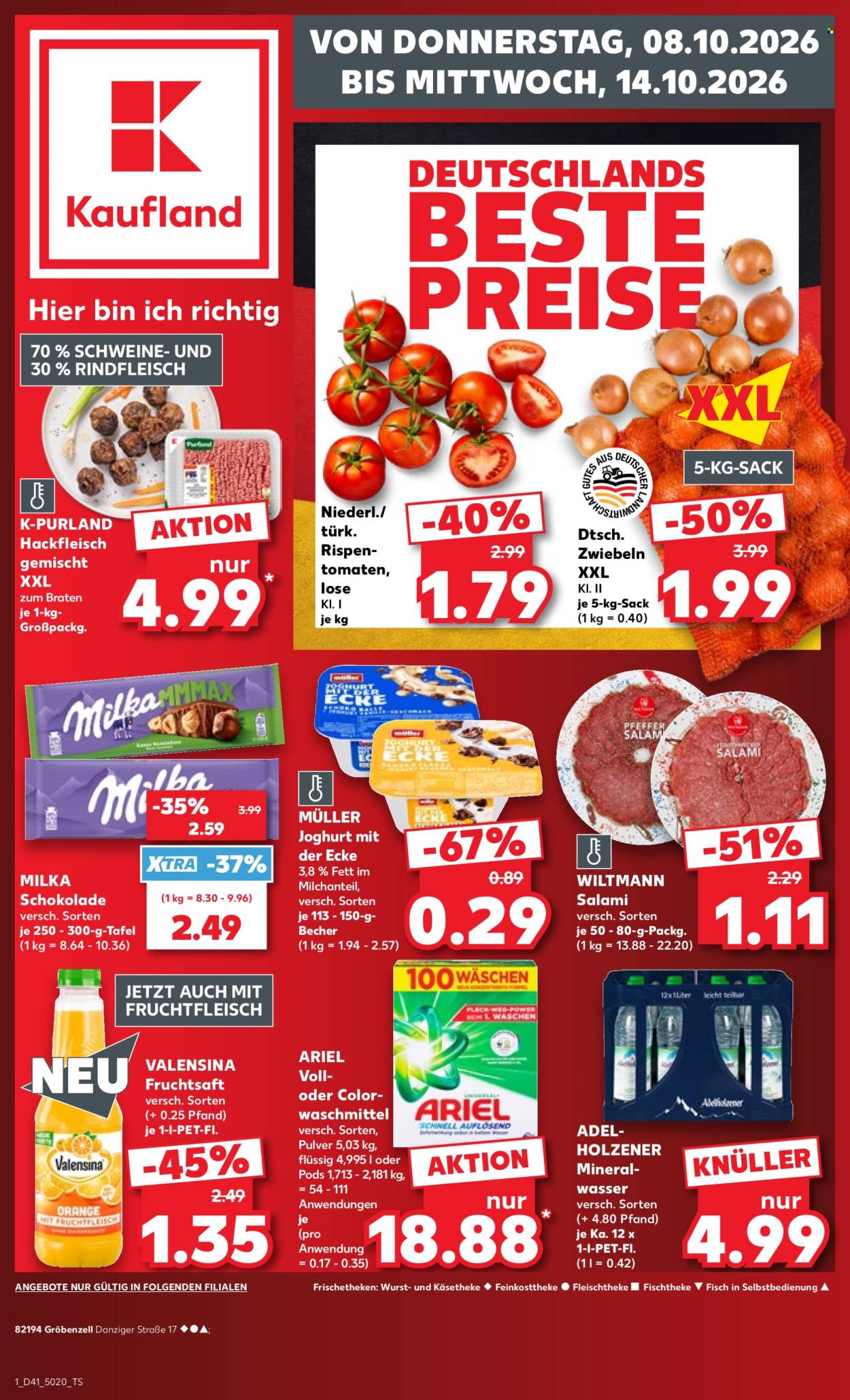 Kaufland Prospekte  - 8.10.2026 - 14.10.2026. Seite 1