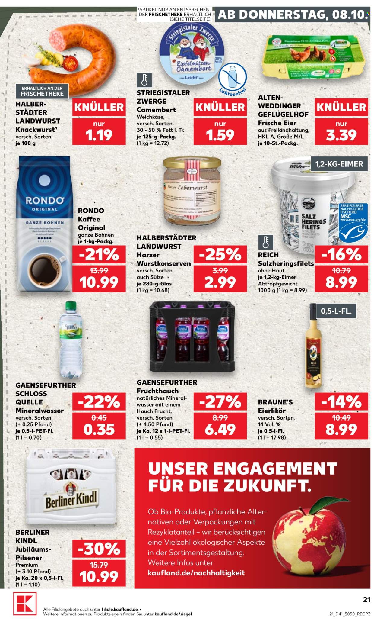 Kaufland Prospekte  - 8.10.2026 - 14.10.2026. Seite 21