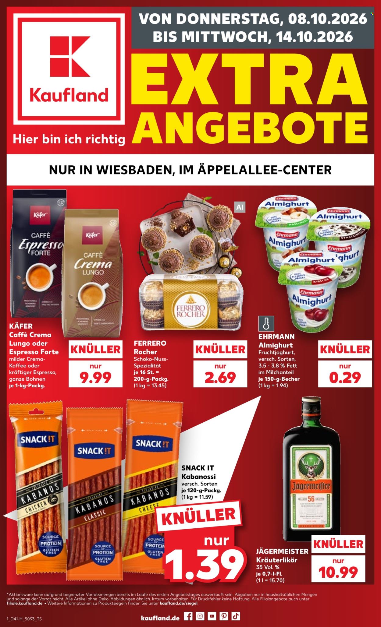Kaufland Prospekte  - 8.10.2026 - 14.10.2026. Seite 1