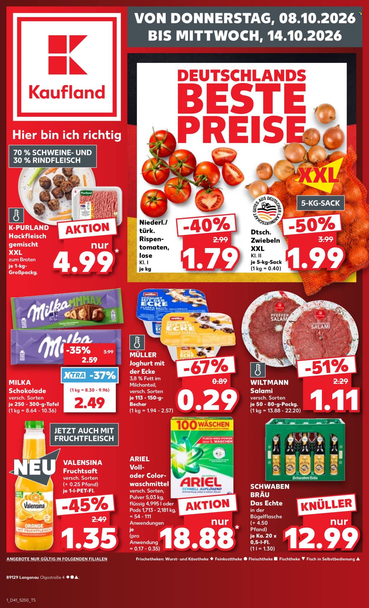 Leták Kaufland - 8.10.2026 - 14.10.2026. Strana 1