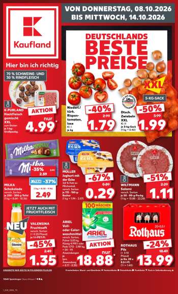 Prospekte Kaufland - 8.10.2026 - 14.10.2026.