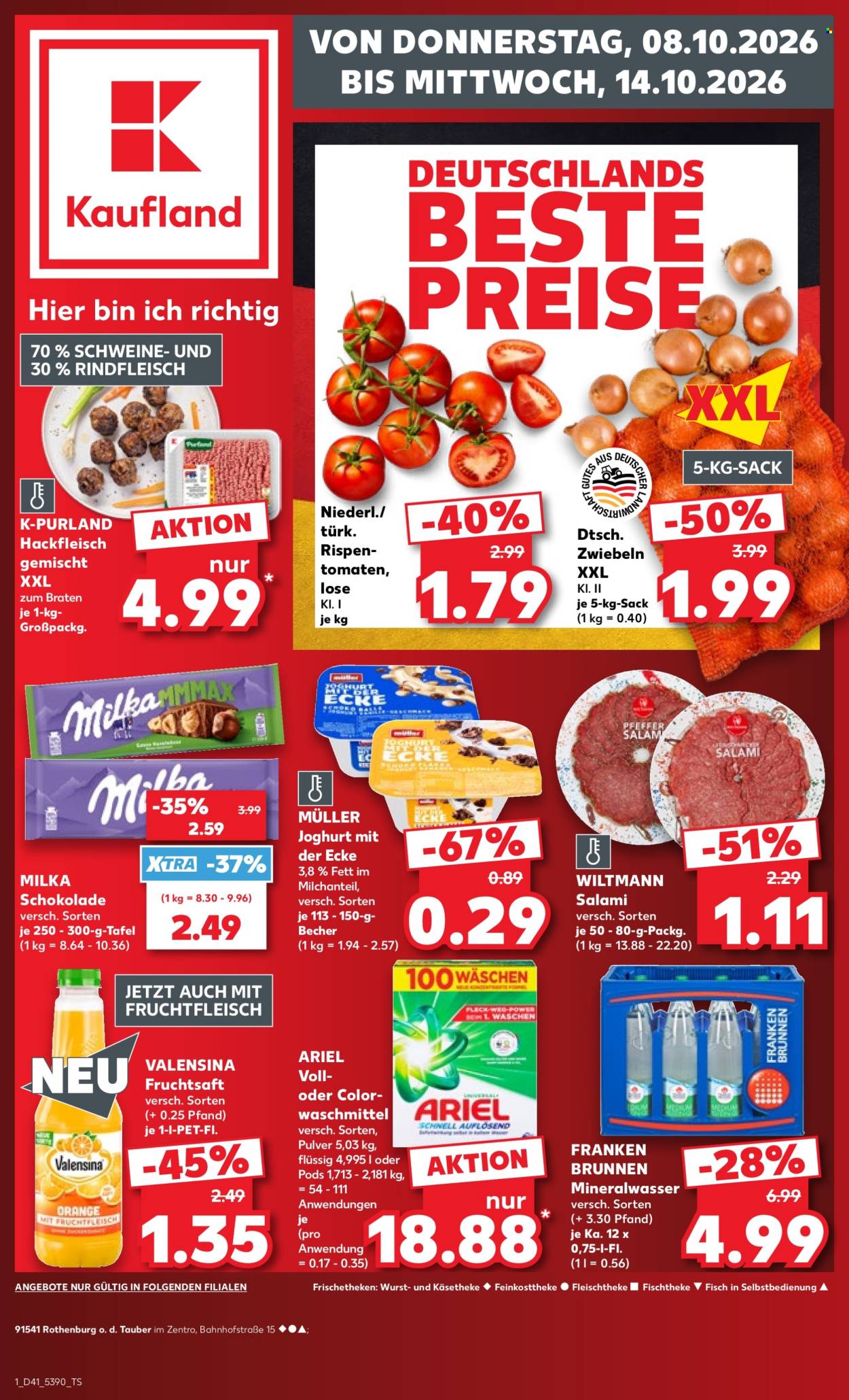 Kaufland Prospekte  - 8.10.2026 - 14.10.2026. Seite 1