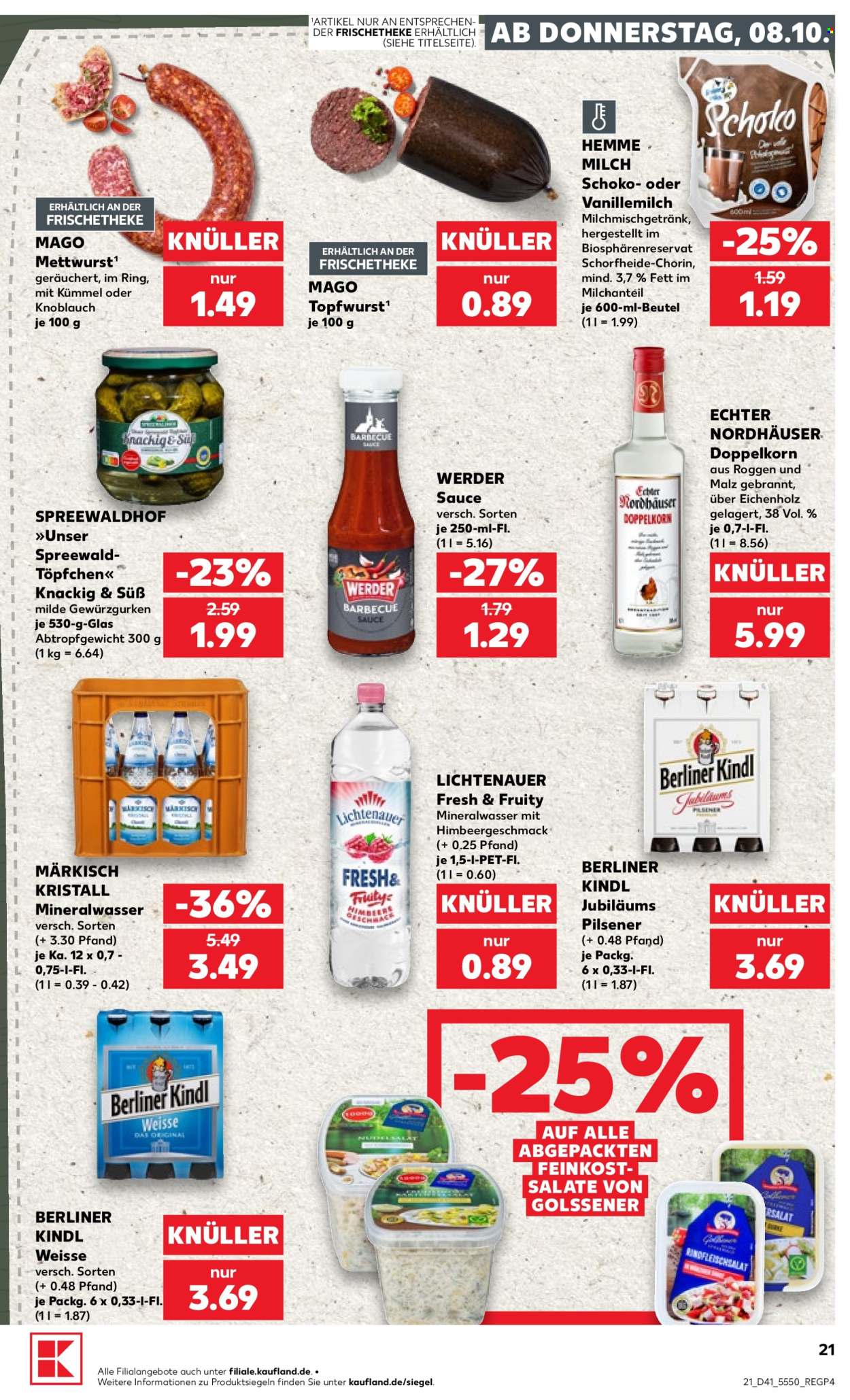 Kaufland Prospekte  - 8.10.2026 - 14.10.2026. Seite 21