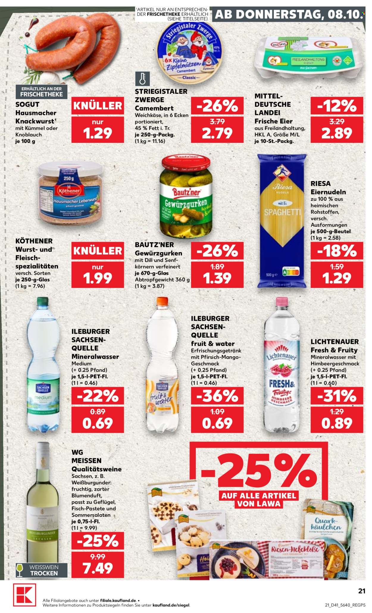 Kaufland Prospekte  - 8.10.2026 - 14.10.2026. Seite 21