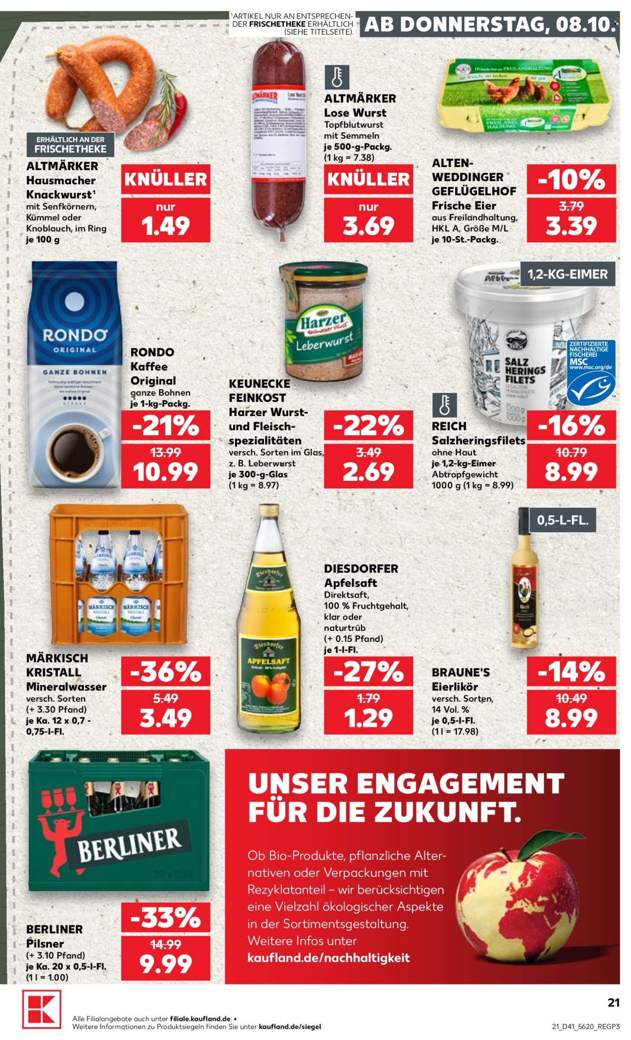 Kaufland Prospekte  - 8.10.2026 - 14.10.2026. Seite 21