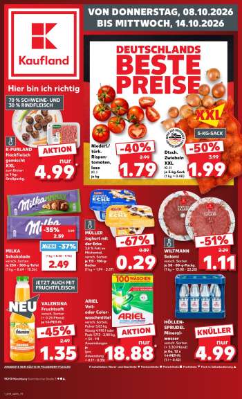 Prospekte Kaufland - 8.10.2026 - 14.10.2026.
