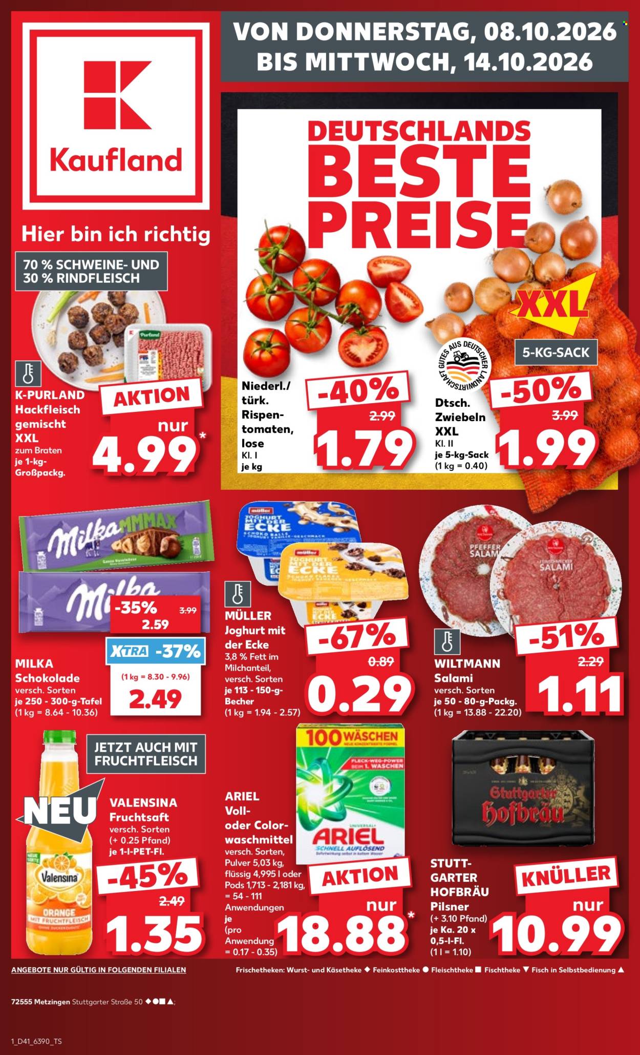 Kaufland Prospekte  - 8.10.2026 - 14.10.2026. Seite 1