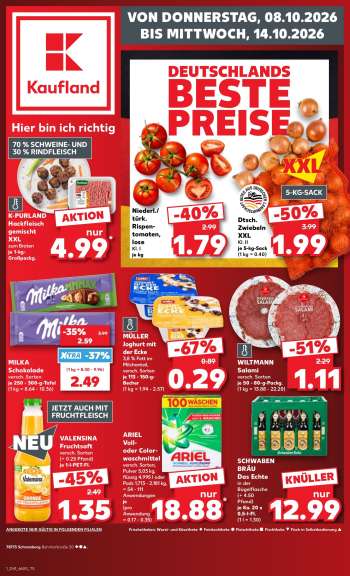 Prospekte Kaufland - 8.10.2026 - 14.10.2026.