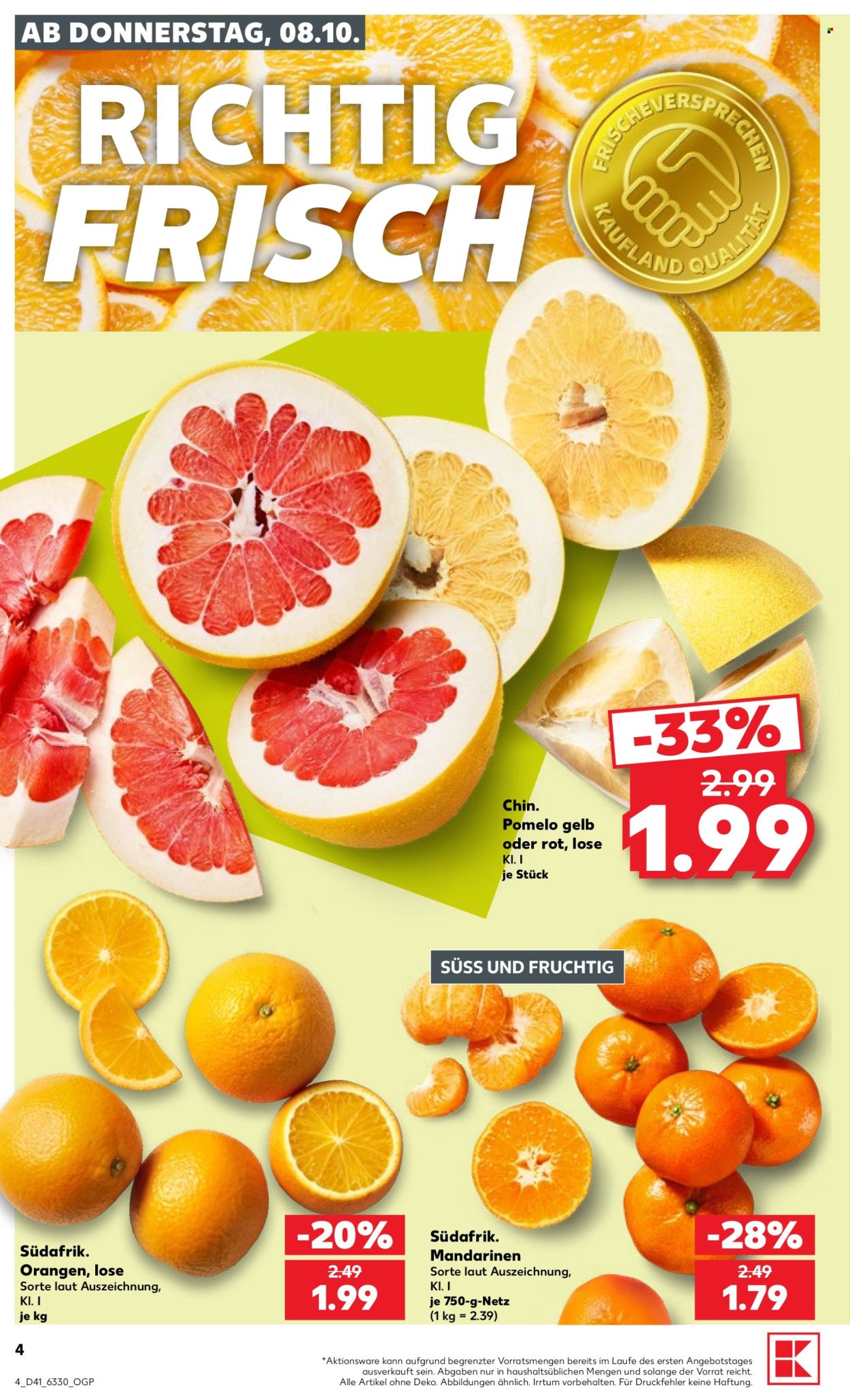 Kaufland Prospekte  - 8.10.2026 - 14.10.2026. Seite 4