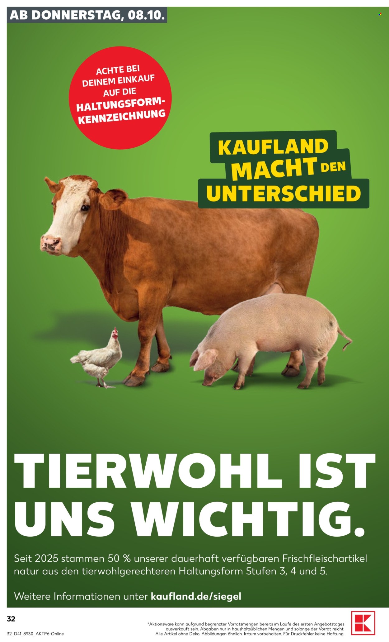 Kaufland Prospekte  - 8.10.2026 - 14.10.2026. Seite 32