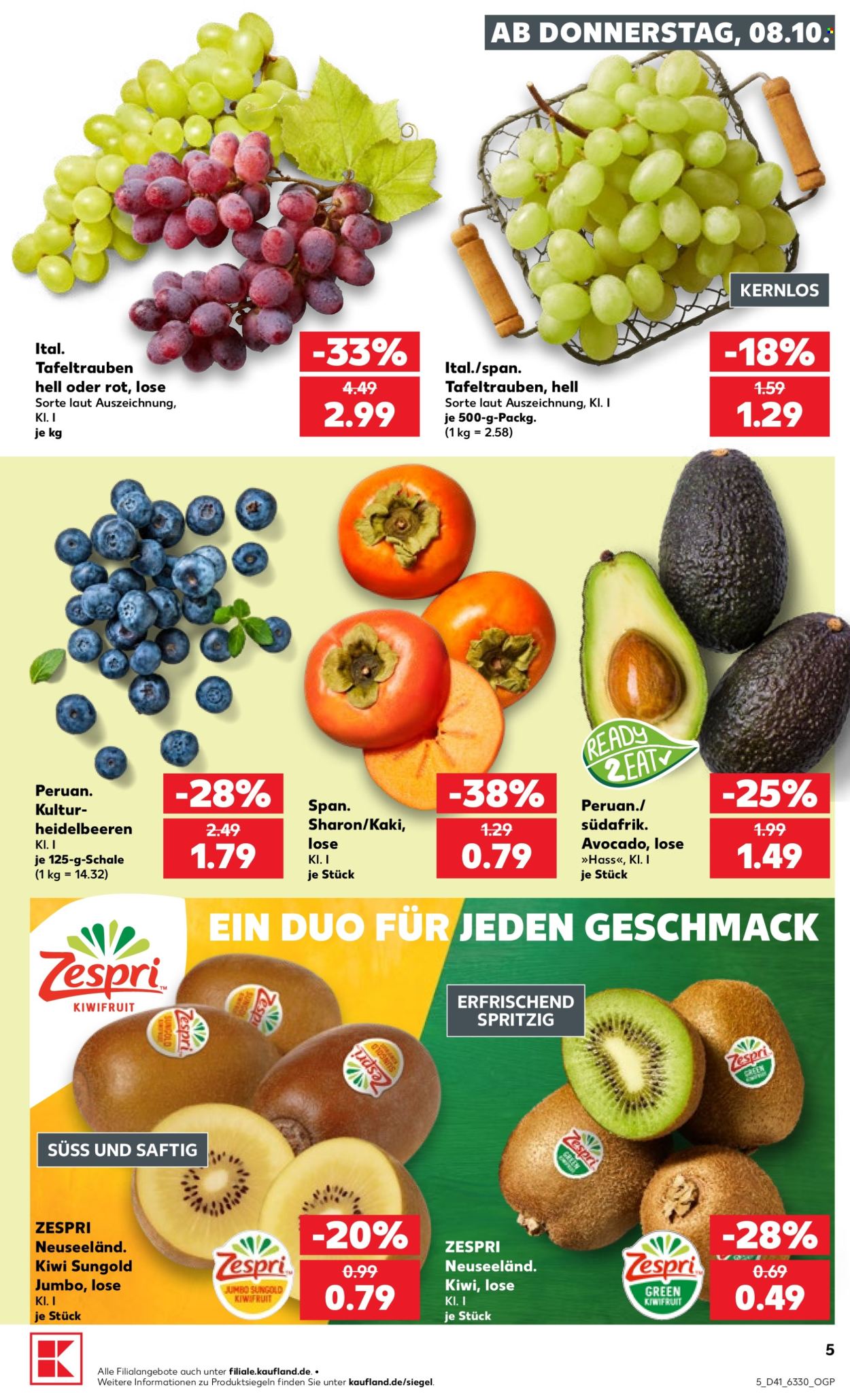 Kaufland Prospekte  - 8.10.2026 - 14.10.2026. Seite 5