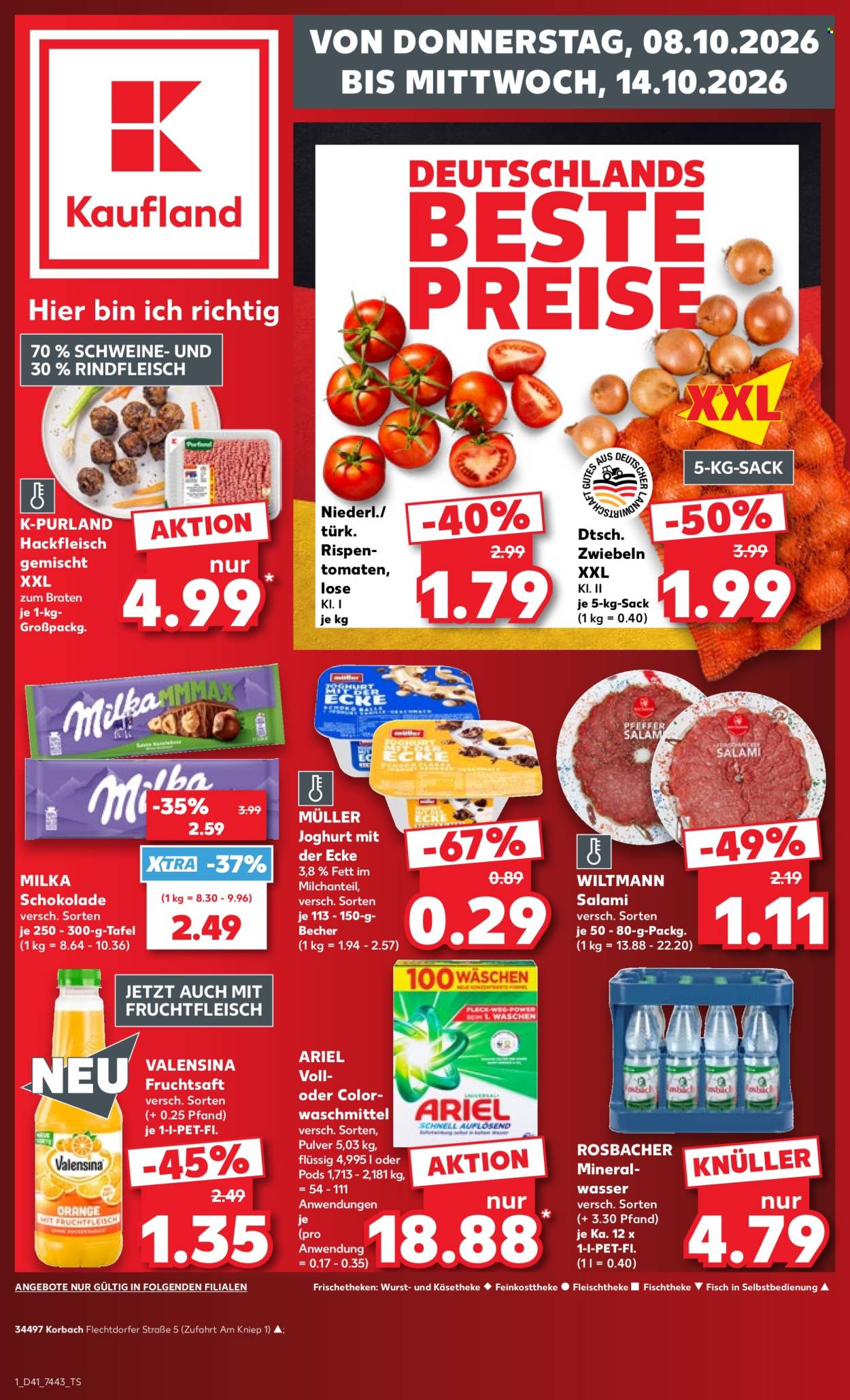 Kaufland Prospekte  - 8.10.2026 - 14.10.2026. Seite 1