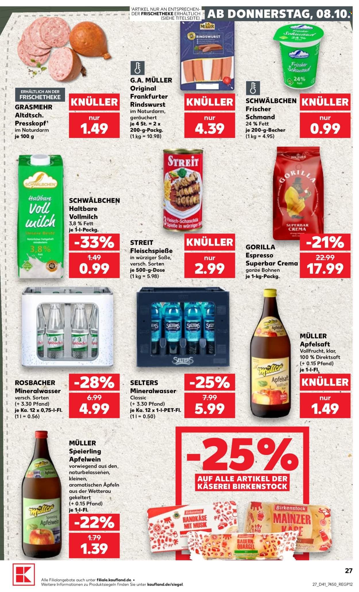 Kaufland Prospekte  - 8.10.2026 - 14.10.2026. Seite 27