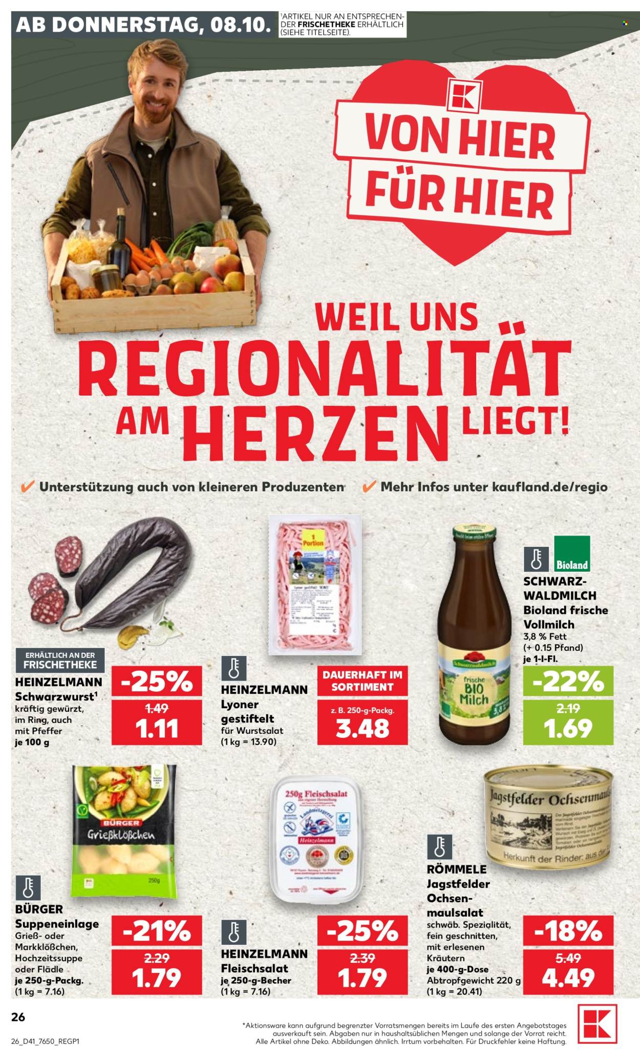 Kaufland Prospekte  - 8.10.2026 - 14.10.2026. Seite 26