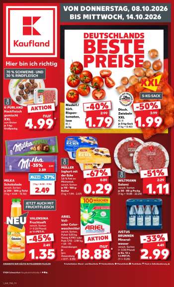 Prospekte Kaufland - 8.10.2026 - 14.10.2026.
