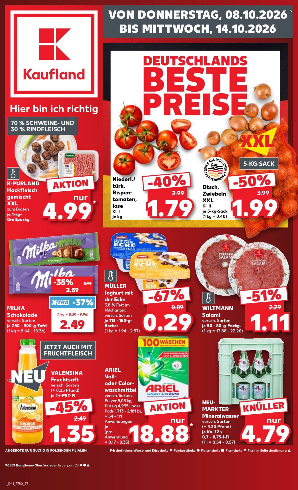 Leták Kaufland - 8.10.2026 - 14.10.2026. Strana 1