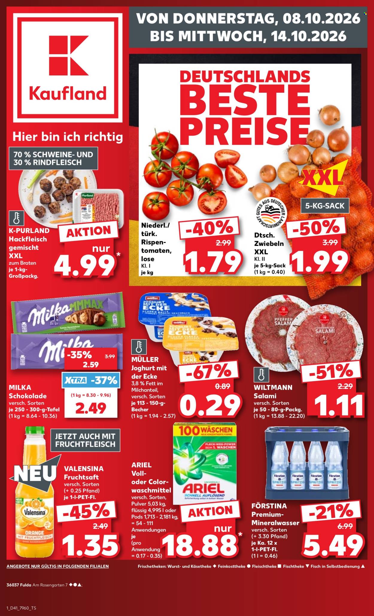 Leták Kaufland - 8.10.2026 - 14.10.2026. Strana 1