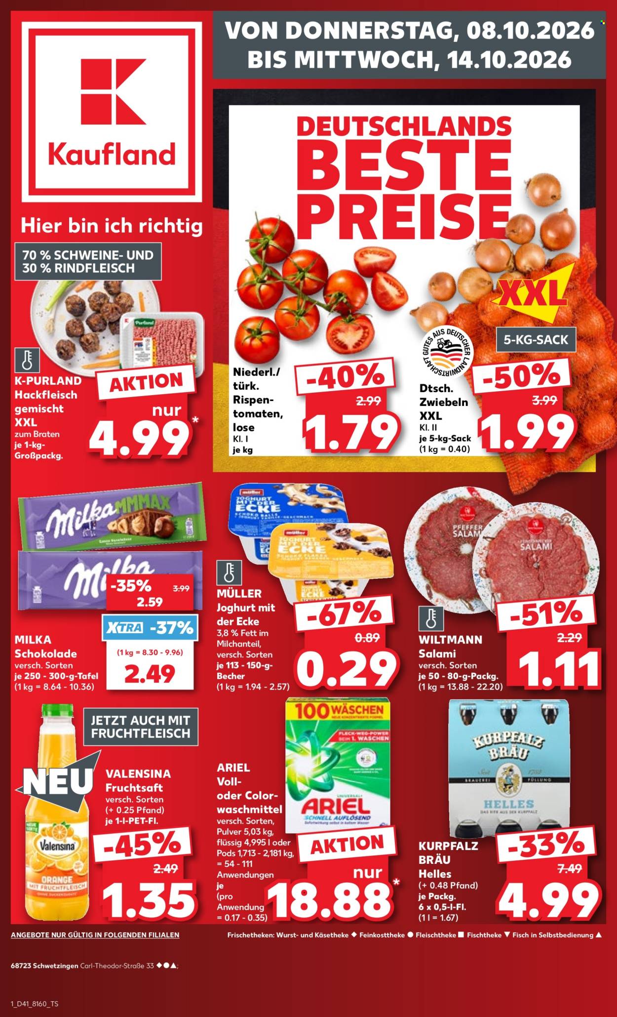 Leták Kaufland - 8.10.2026 - 14.10.2026. Strana 1