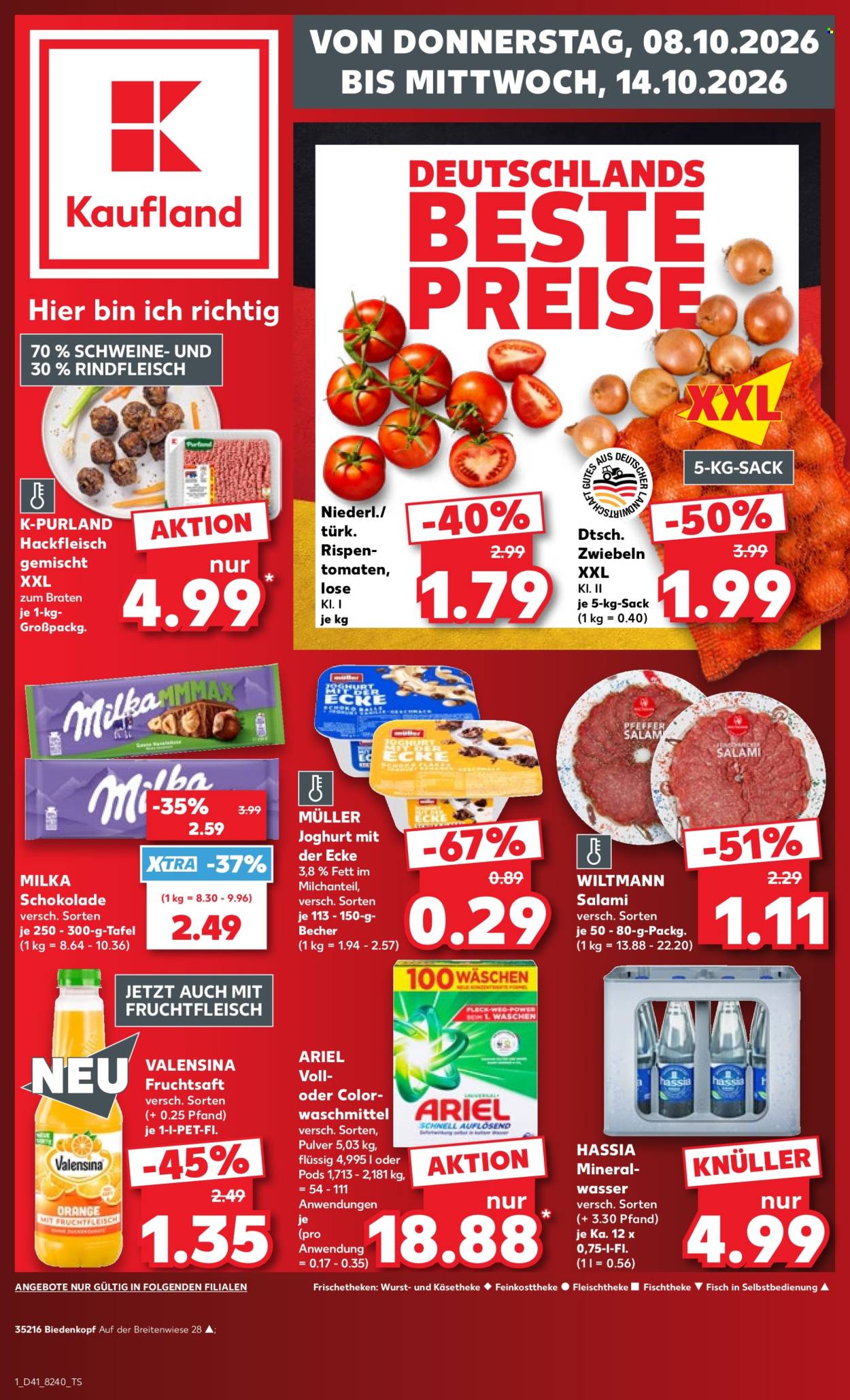 Leták Kaufland - 8.10.2026 - 14.10.2026. Strana 1