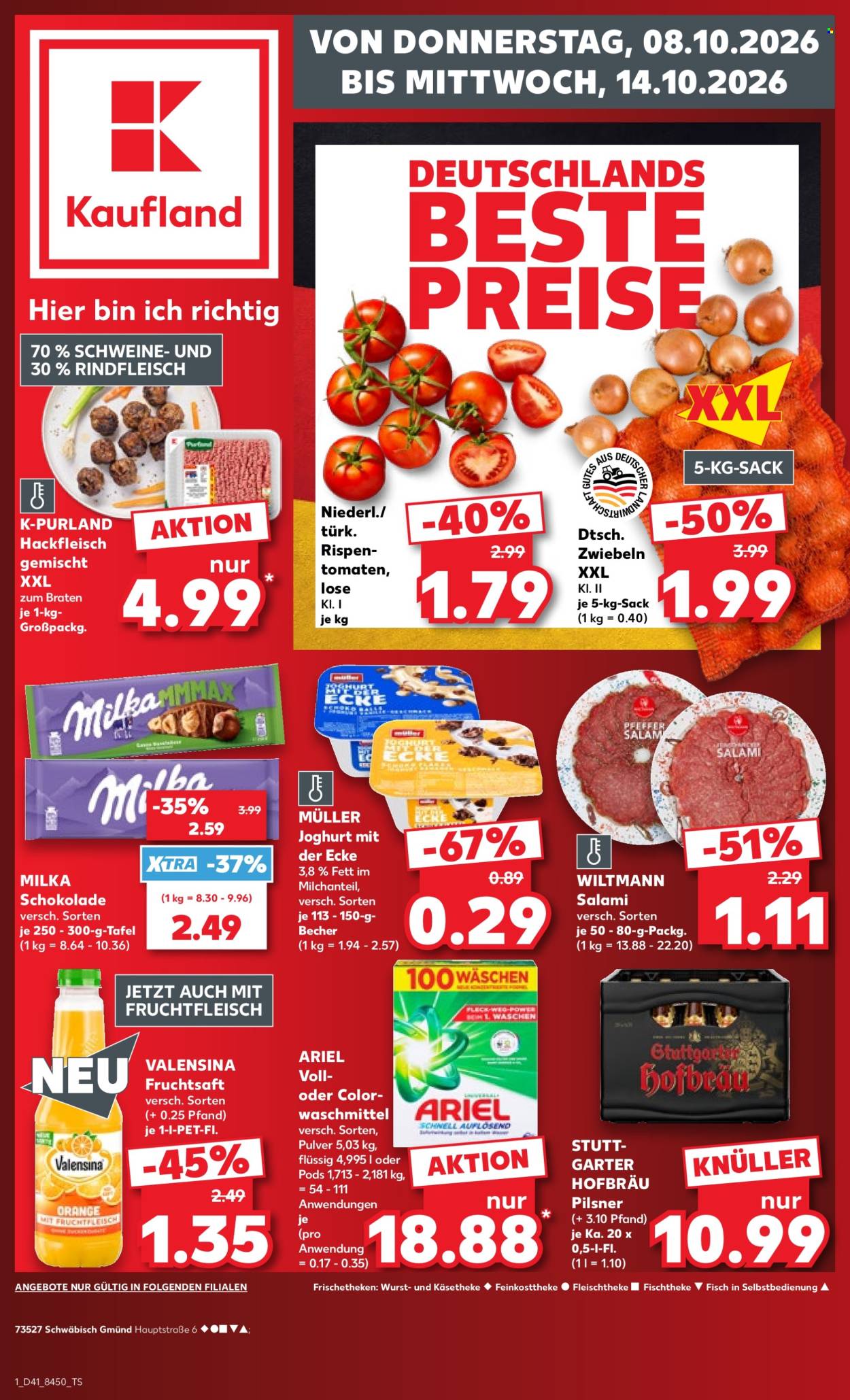 Leták Kaufland - 8.10.2026 - 14.10.2026. Strana 1