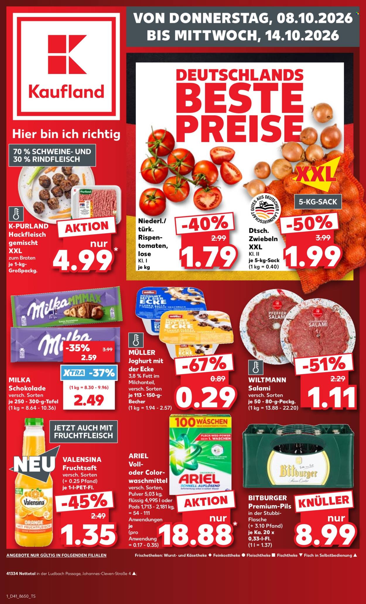 Kaufland Prospekte  - 8.10.2026 - 14.10.2026. Seite 1