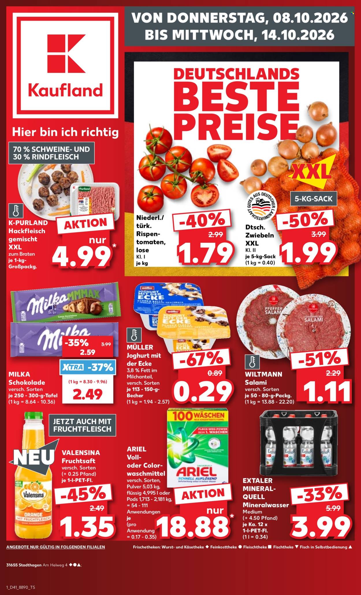 Leták Kaufland - 8.10.2026 - 14.10.2026. Strana 1