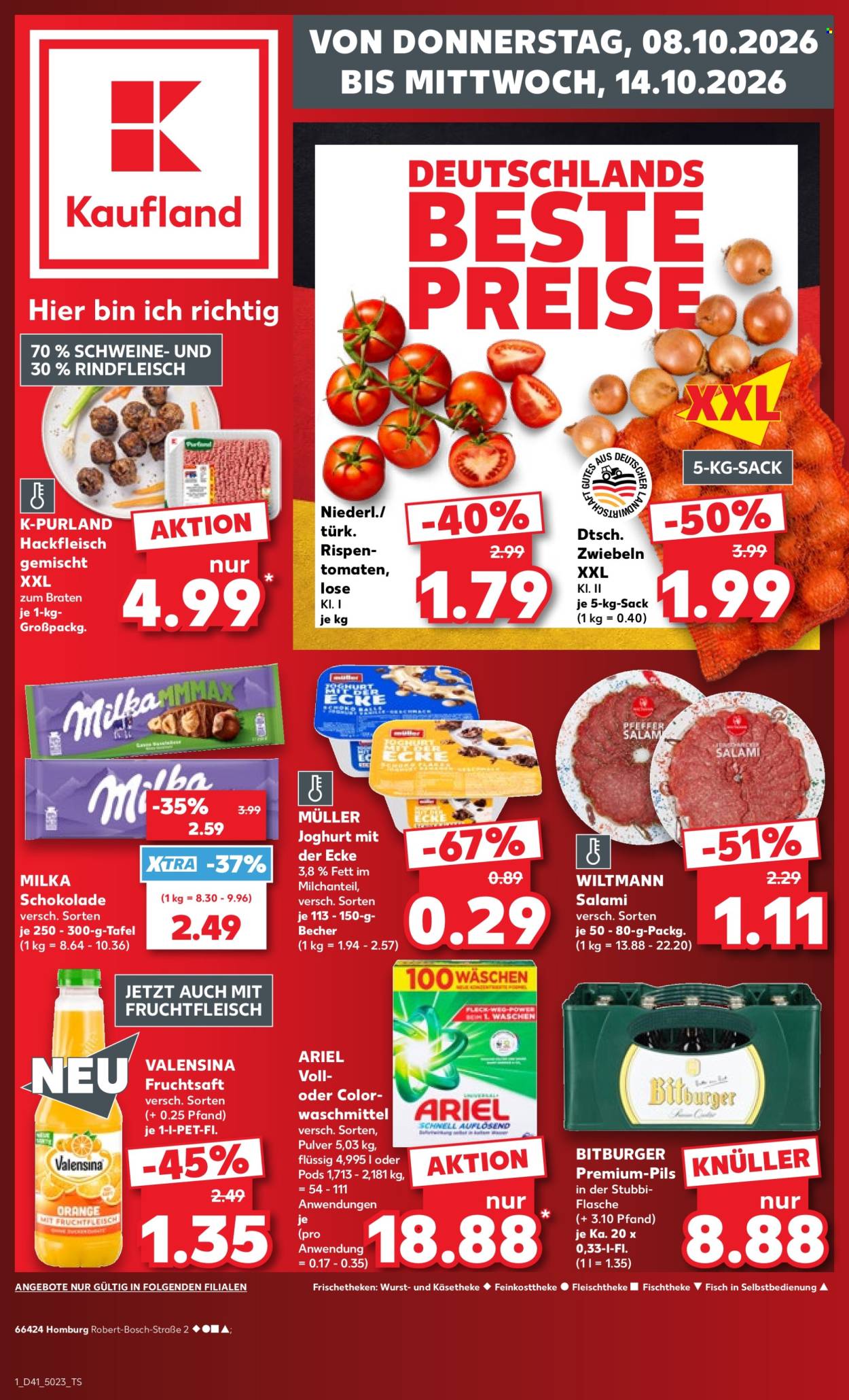 Leták Kaufland - 8.10.2026 - 14.10.2026. Strana 1