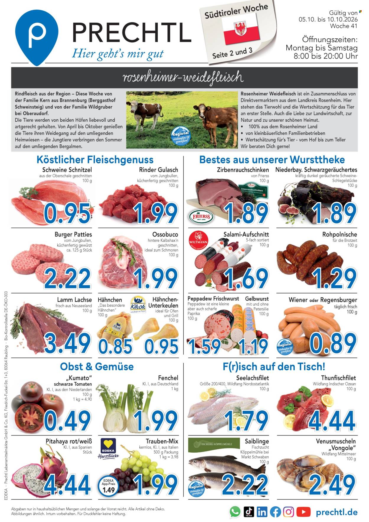 Edeka Prospekte  - 5.10.2026 - 10.10.2026. Seite 1