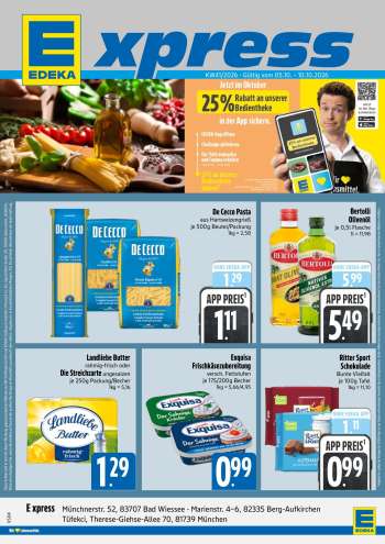 Prospekte Edeka - 5.10.2026 - 10.10.2026.