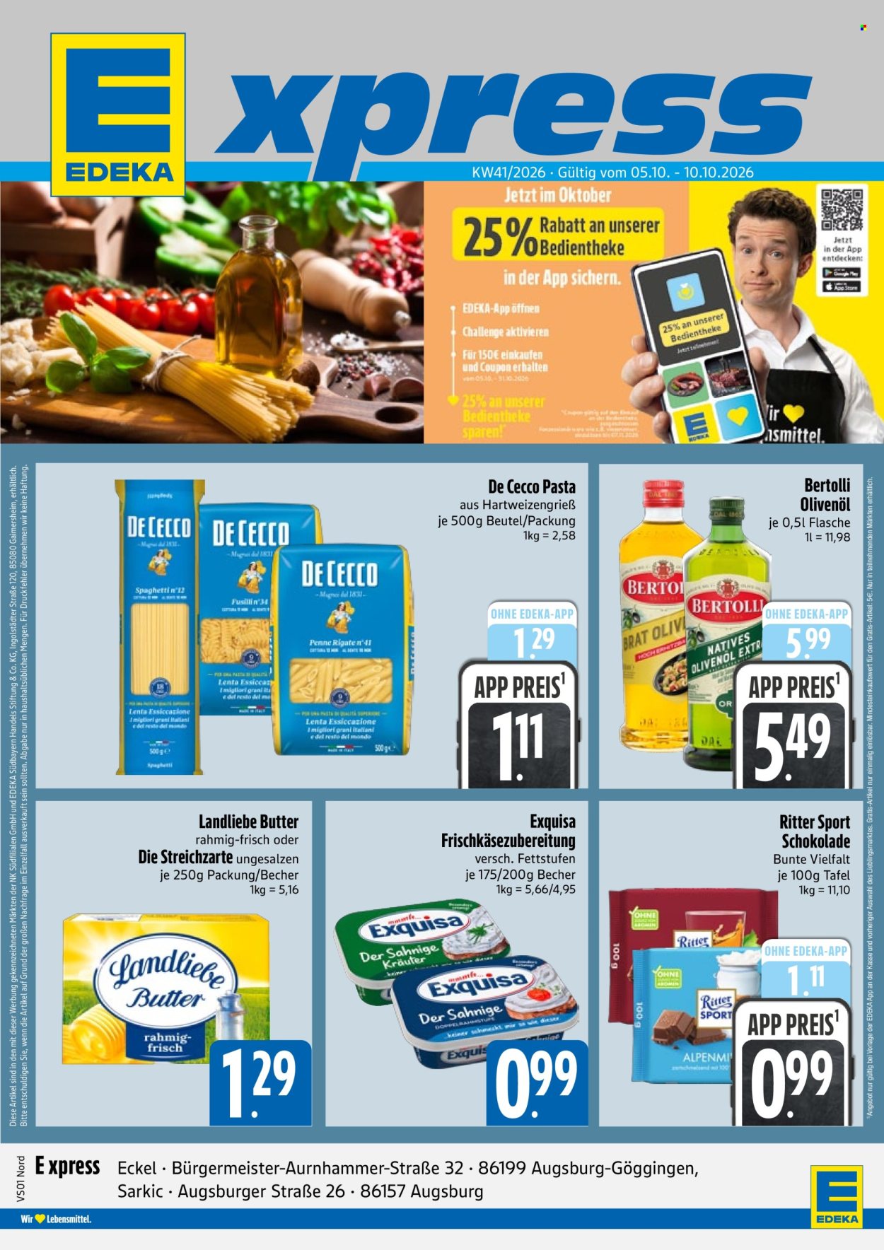 Edeka Prospekte  - 5.10.2026 - 10.10.2026. Seite 1