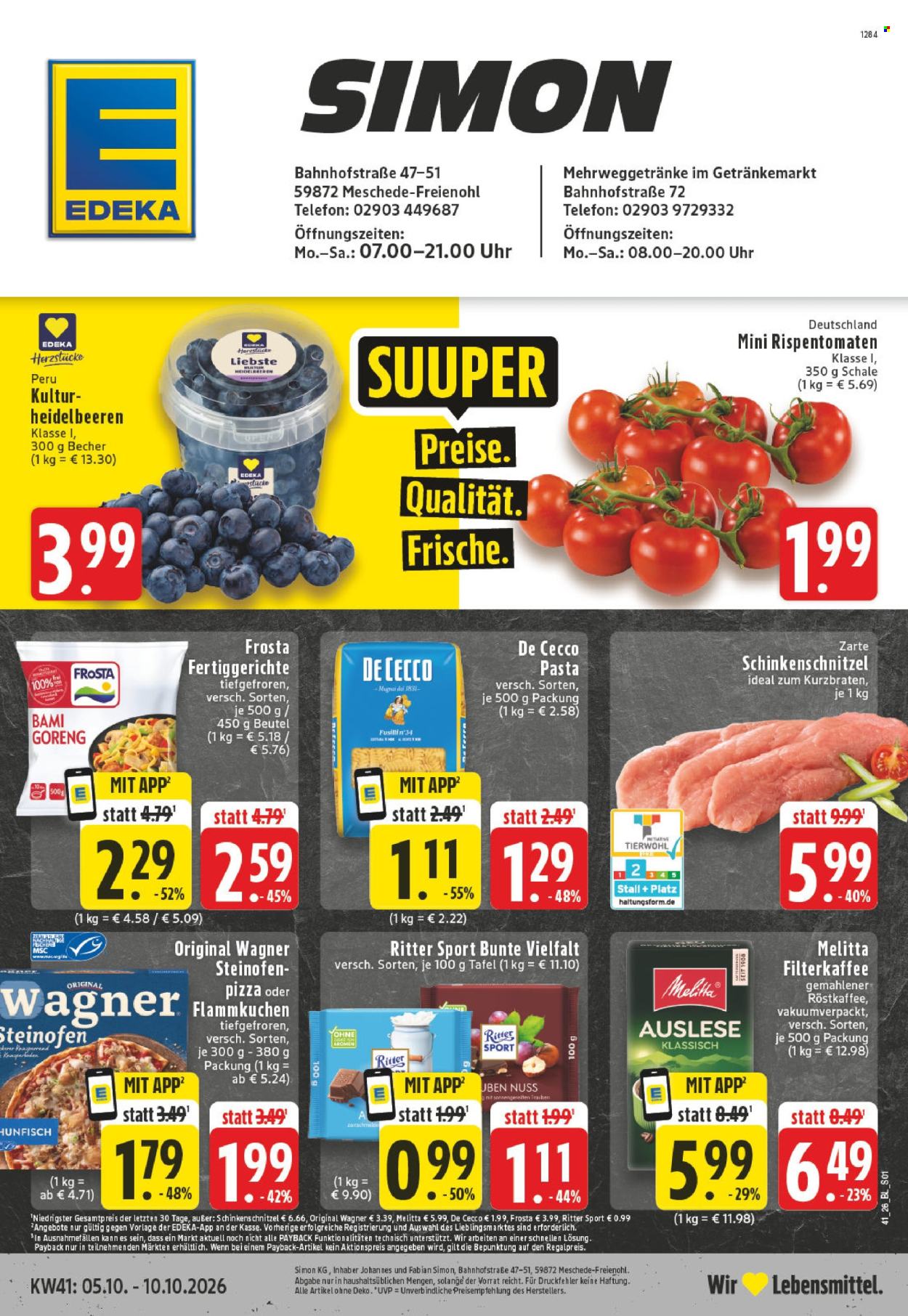Edeka Prospekte  - 5.10.2026 - 10.10.2026. Seite 1