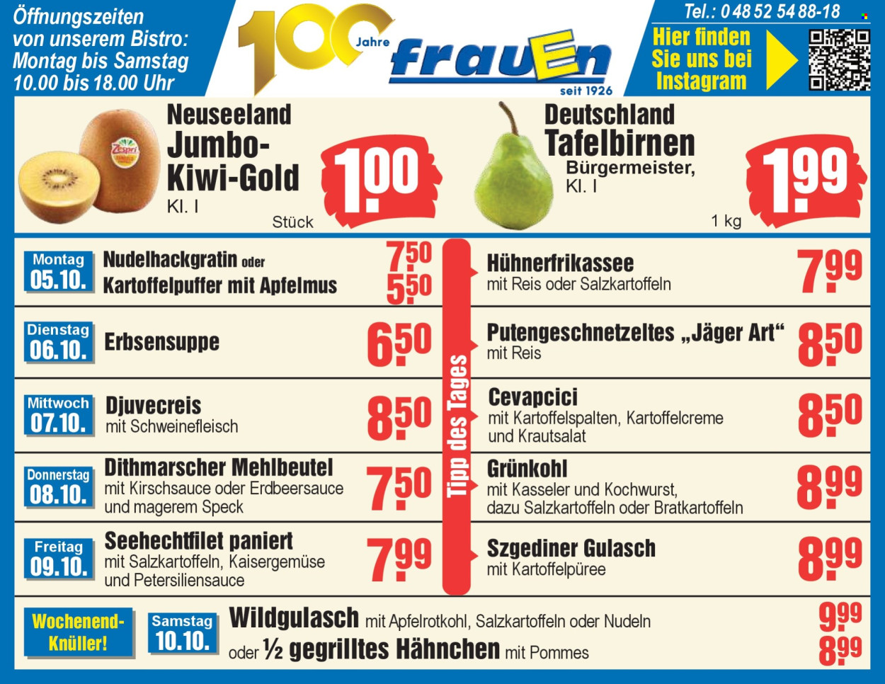 Edeka Prospekte  - 5.10.2026 - 10.10.2026. Seite 1