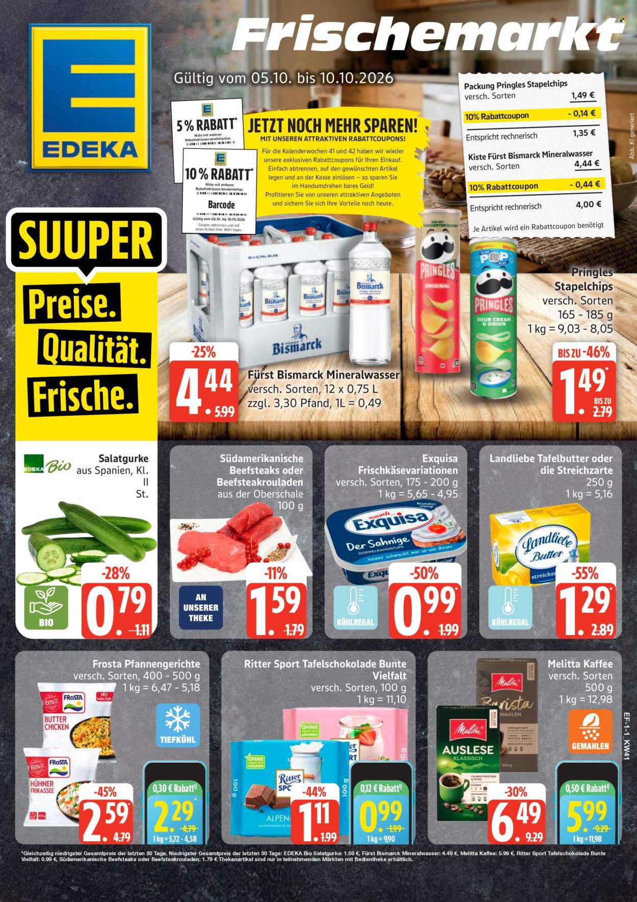 Edeka Prospekte  - 5.10.2026 - 10.10.2026. Seite 1