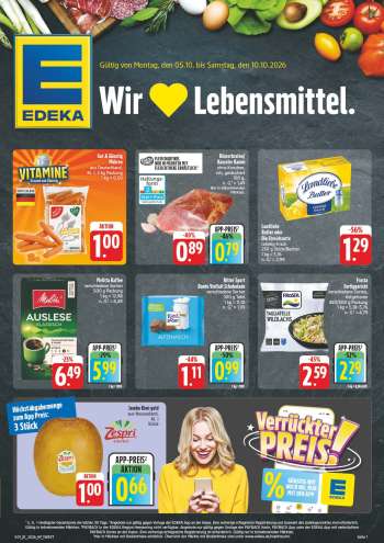 Prospekte Edeka - 5.10.2026 - 10.10.2026.