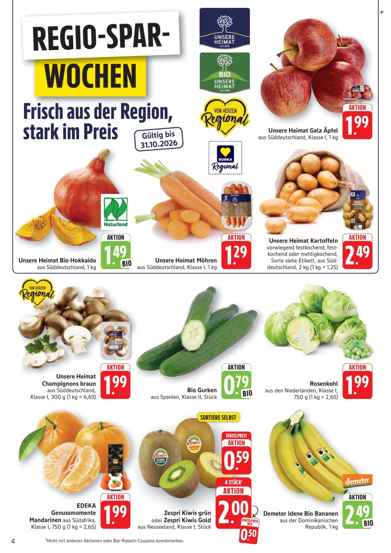 Edeka Prospekte  - 5.10.2026 - 10.10.2026. Seite 4