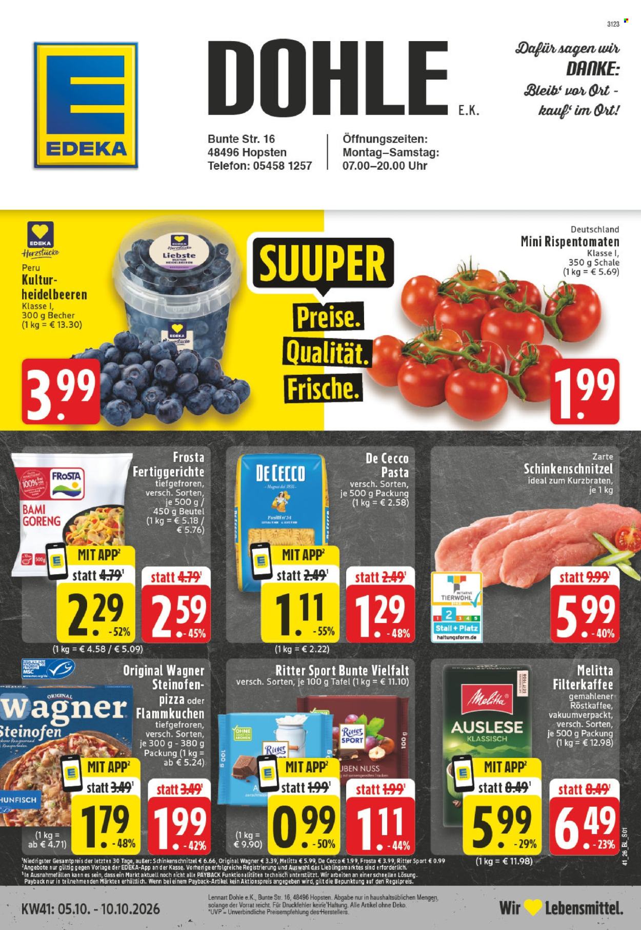 Edeka Prospekte  - 5.10.2026 - 10.10.2026. Seite 1