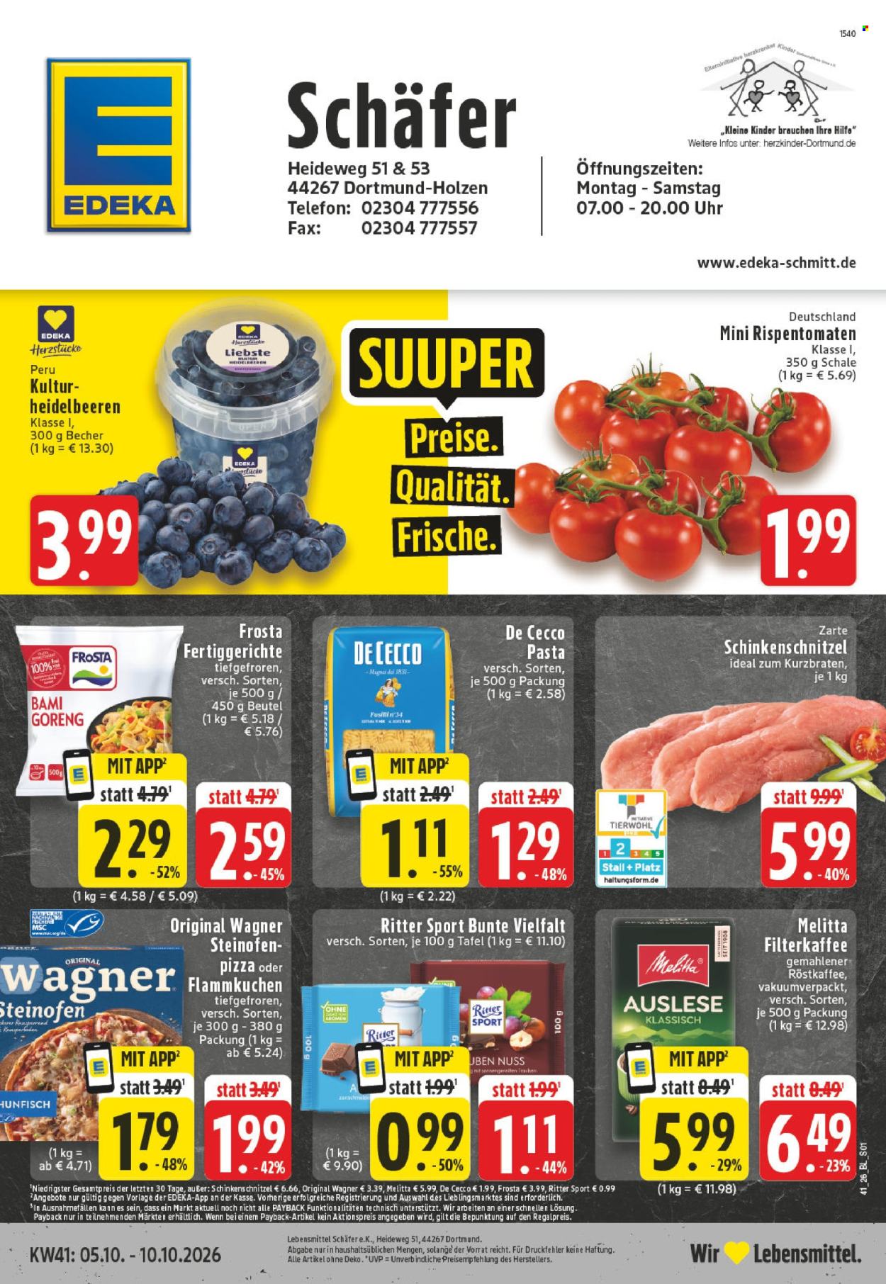 Edeka Prospekte  - 5.10.2026 - 10.10.2026. Seite 1